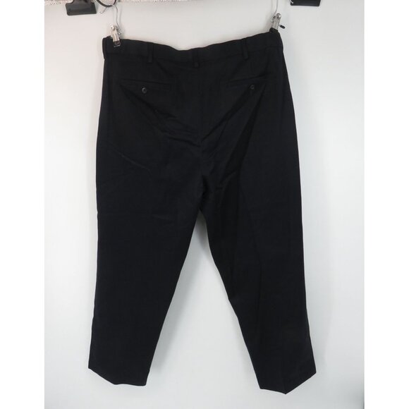 Savane Men's Dark Blue Flat Front Pants 40x29 - Picture 2 of 4